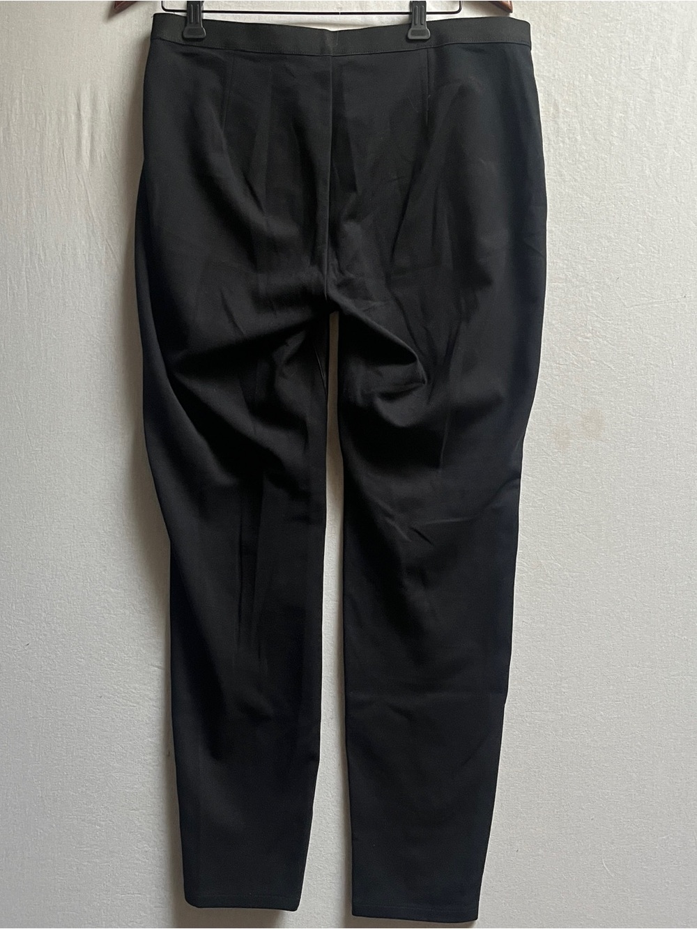 Eileen Fisher Stretch Leather Pull On Ankle Skinny Leggings M